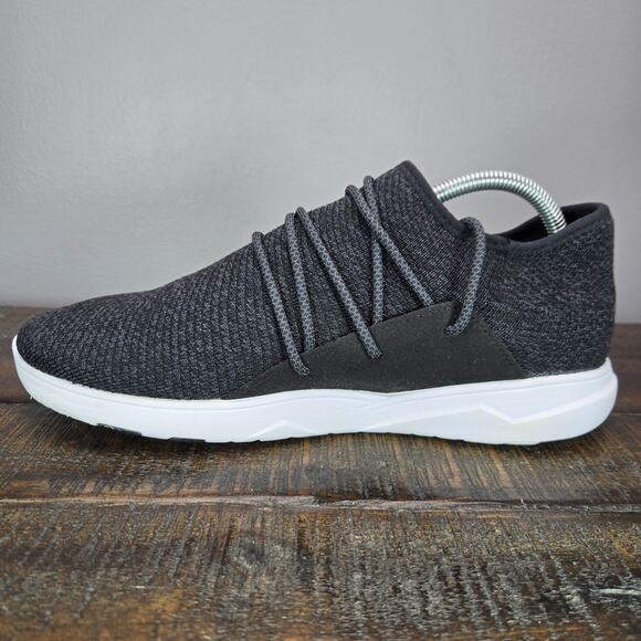 Vessi Cityscape Mens Size 10 Lace Up Waterproof Shoes Sneakers Black White - Picture 6 of 13